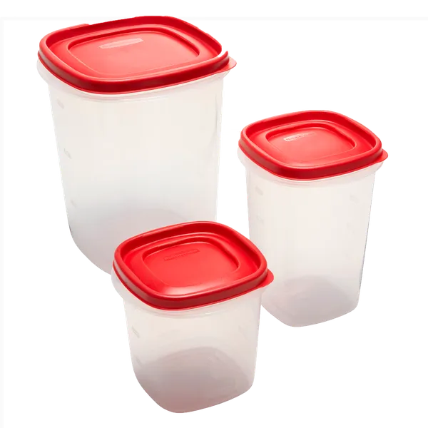 Set de Envases 6 Piezas Largos Varios Tamaños Easy Rubbermaid